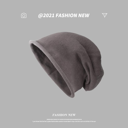 High Quality Ladies Solid Color Letters Fashion  Hat Versatile Warm Knitted Winter Wool Hat 3m Hat