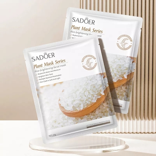 Beauty Skin Care Face Mask Sheet Natural Aloe Vera Moisturizing Lighting Whitening Facial Mask