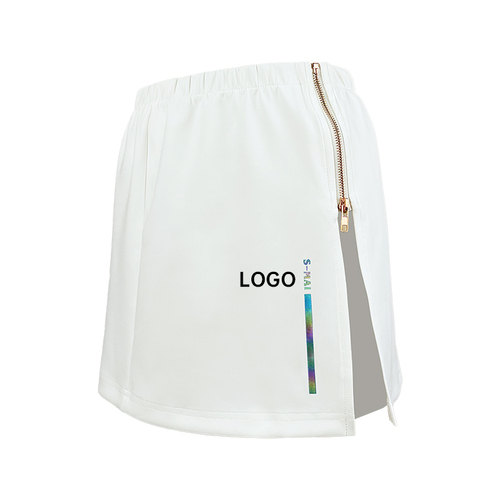 Women Girls Lightweight Active Short Skirts Insert Workout Running Zipper Tennis Skirts