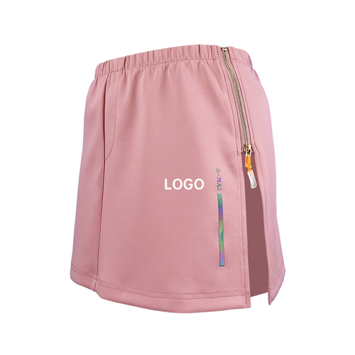 Women Girls Lightweight Active Short Skirts Insert Workout Running Zipper Tennis Skirts