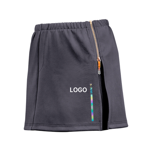 Women Girls Lightweight Active Short Skirts Insert Workout Running Zipper Tennis Skirts