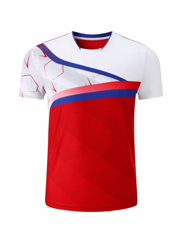 New quick-drying badminton clothing men's and women's training clothing short-sleeved tennis  competition clothing