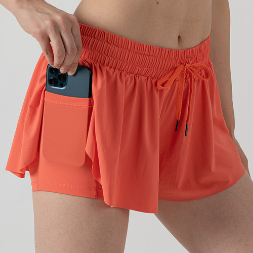   Ropa DeTenis   High Quality Mini Sports Running Skorts 2 In 1 Flowy Golf Skirts  Girls Tennis Sk