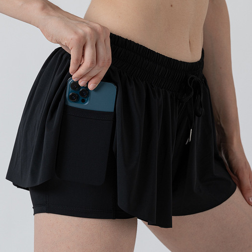   Ropa DeTenis   High Quality Mini Sports Running Skorts 2 In 1 Flowy Golf Skirts  Girls Tennis Sk