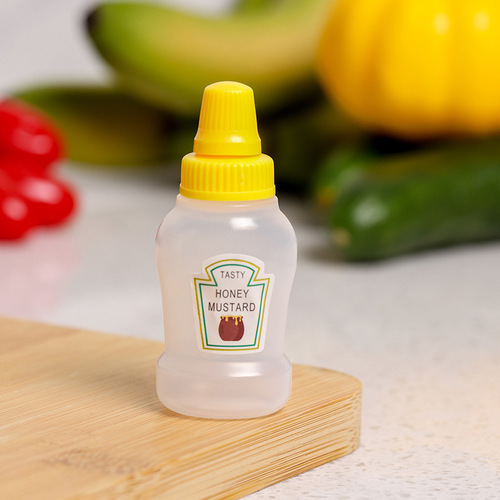 5 pack Kitchen household mini seasoning bottle tomato salad honey extrusion sauce bottle