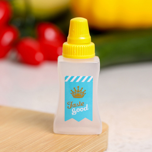 5 pack Kitchen household mini seasoning bottle tomato salad honey extrusion sauce bottle