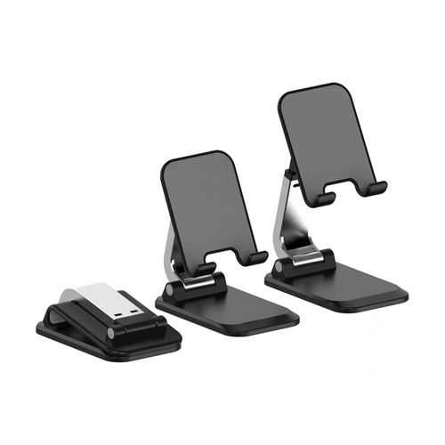 Plastic desk phone holder tablet cellphone accessory display phone stands foldable mobile phone holders