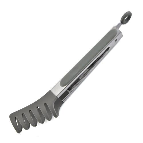 Food Grade Silicone Pasta Tongs Non-Slip Stainless Steel Food Tongs For Noodles Kitchen Tools BBQ Tools Accessories