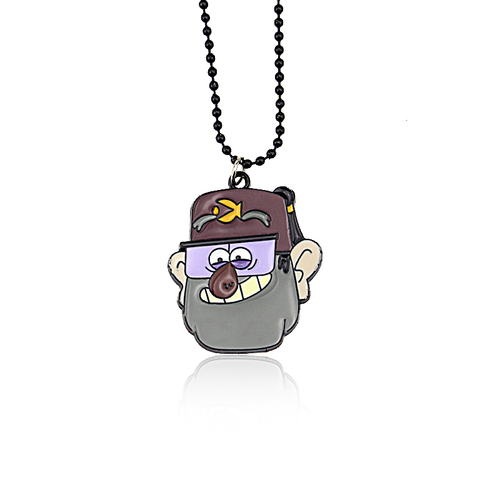 Gravity Falls Cartoon Jewelry Figure Toy Mabel Pines Stanley Necklaces Pendants