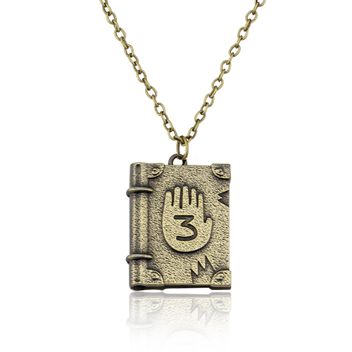 Gravity Falls Cartoon Jewelry Figure Toy Mabel Pines Stanley Necklaces Pendants