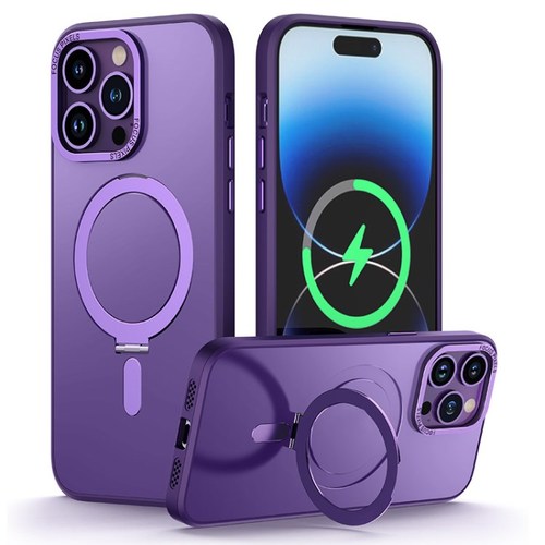 For Mag Safe Kickstand Phone Cover Magnetic Phone Case For iPhone 14 Pro Charging Phone Case
