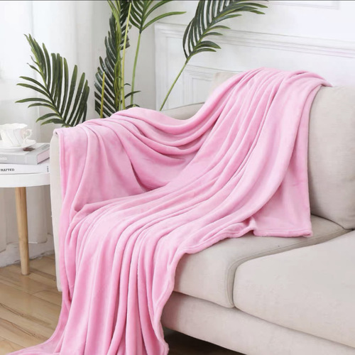 New Design Washable Warm Coral Fleece Flannel Blankets For Beds