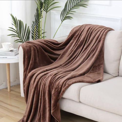 New Design Washable Warm Coral Fleece Flannel Blankets For Beds