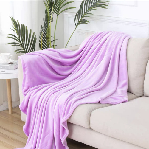 New Design Washable Warm Coral Fleece Flannel Blankets For Beds