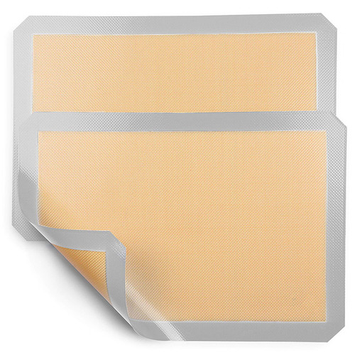 0.70mm thickness Professional food grade kitchen silicone baking sheets pink silicone baking mat nonstick