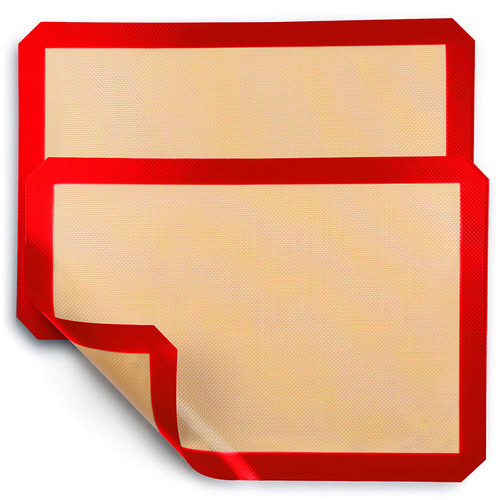 0.70mm thickness Professional food grade kitchen silicone baking sheets pink silicone baking mat nonstick