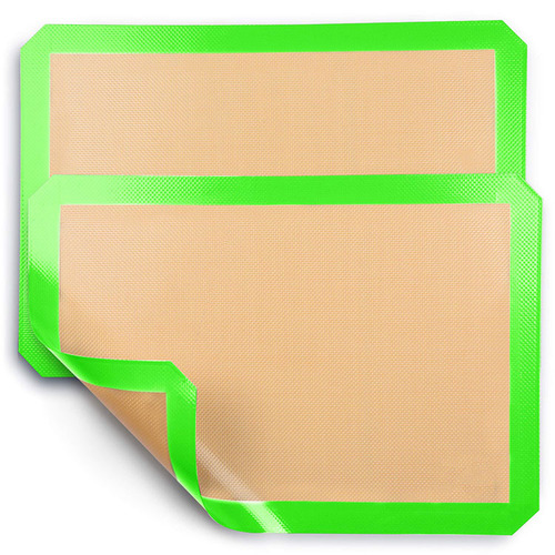 0.70mm thickness Professional food grade kitchen silicone baking sheets pink silicone baking mat nonstick