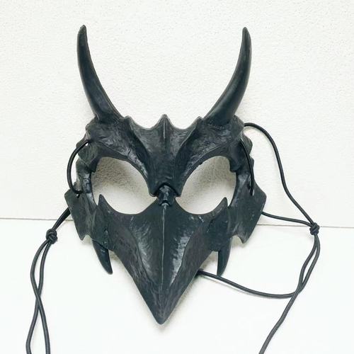 Halloween mask half face mask cospla dragon tiger hag dog Wolf nue mask