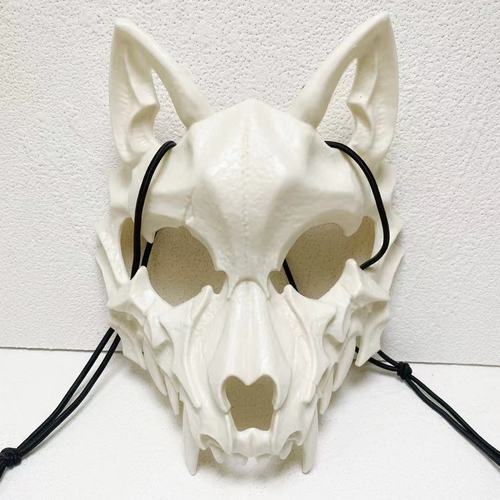 Halloween mask half face mask cospla dragon tiger hag dog Wolf nue mask