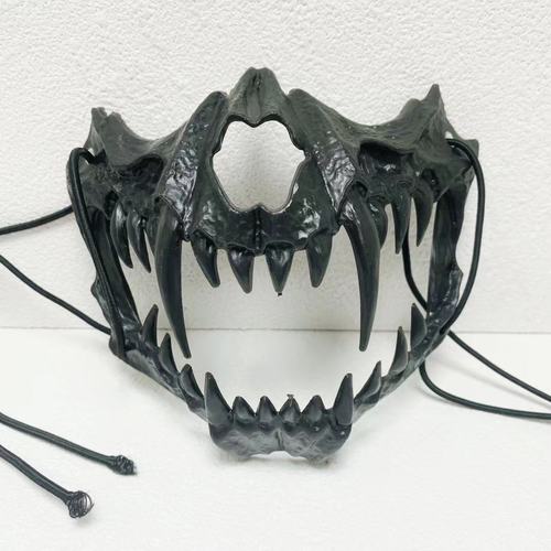 Halloween mask half face mask cospla dragon tiger hag dog Wolf nue mask