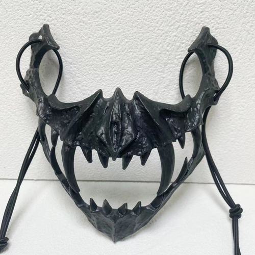 Halloween mask half face mask cospla dragon tiger hag dog Wolf nue mask