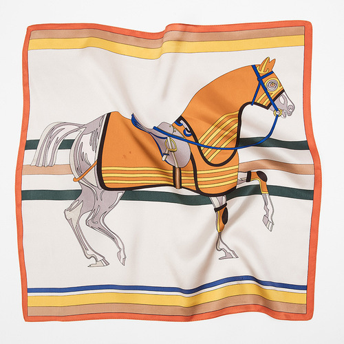 Ladies Scarf 53*53cm Small Square Scarf Fashion Design Print Women's Hair Silk Scarfs And Shawls