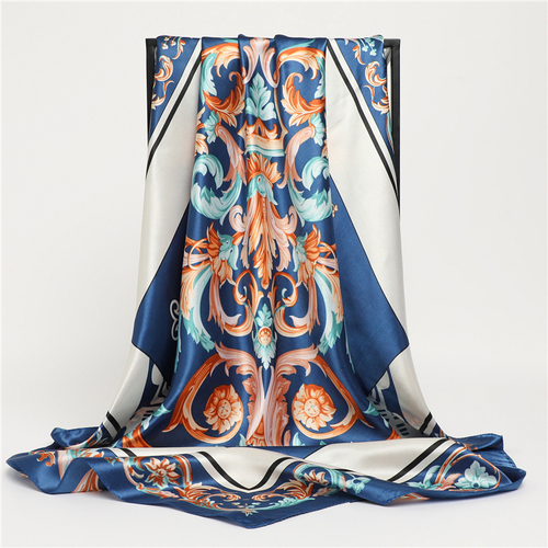 Fashion Plaid Scarves Women's Folar Classic Horse Print Scarves 90x90cm Square Scarves Headscarves