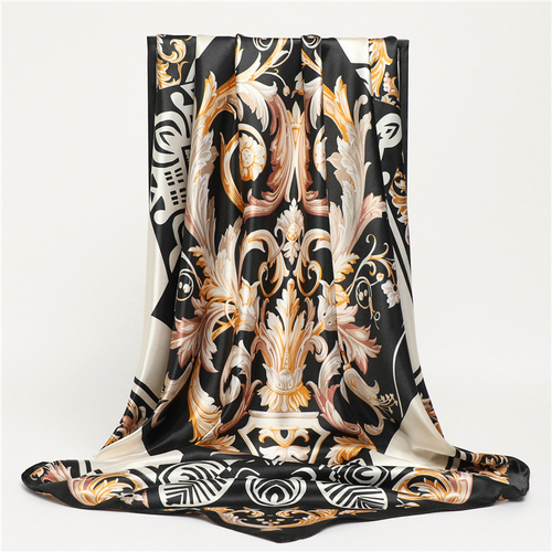 Fashion Plaid Scarves Women's Folar Classic Horse Print Scarves 90x90cm Square Scarves Headscarves