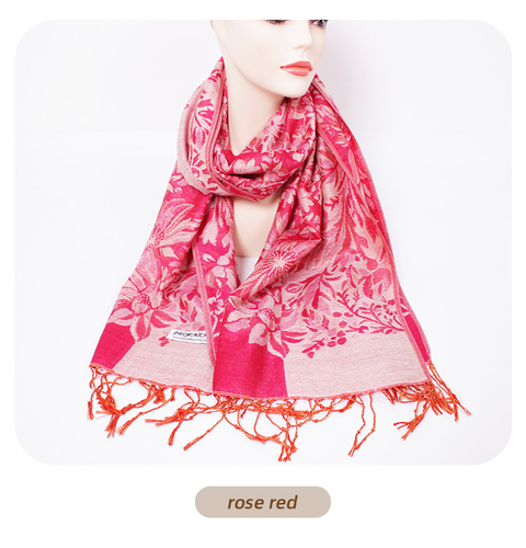 Multi-Color Spot Fashion Women's Scarf Jacquard Cashew Floral Scarf Shawl Women's Long Scarf
