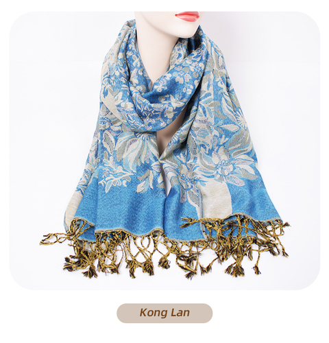 Multi-Color Spot Fashion Women's Scarf Jacquard Cashew Floral Scarf Shawl Women's Long Scarf