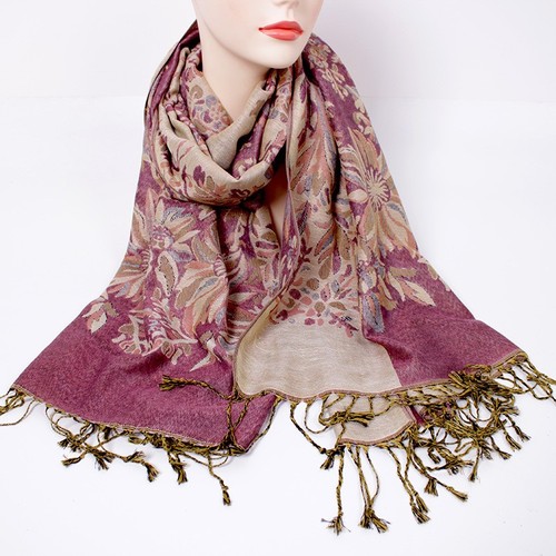 Multi-Color Spot Fashion Women's Scarf Jacquard Cashew Floral Scarf Shawl Women's Long Scarf
