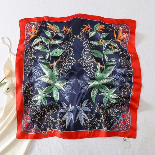 Cheap  good quality 70*70cm womens summer gauze printed scarfs viscose china necklace scarfs for women stylish