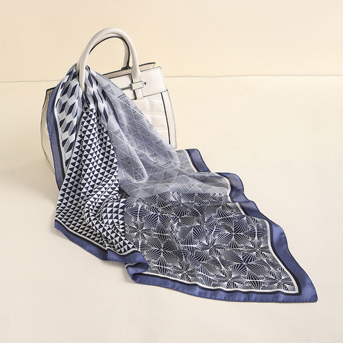 Cheap  good quality 70*70cm womens summer gauze printed scarfs viscose china necklace scarfs for women stylish