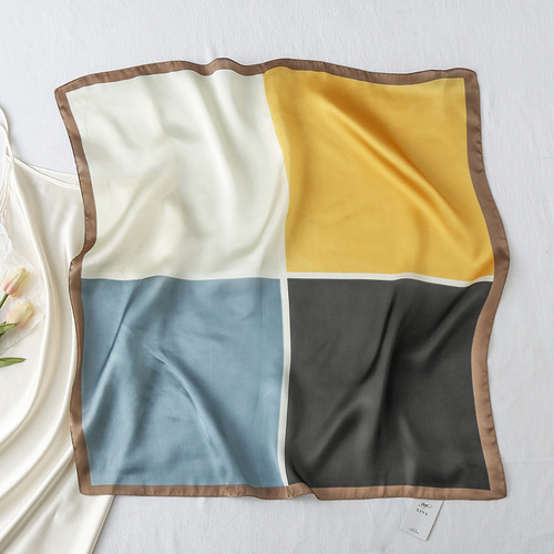 Cheap  good quality 70*70cm womens summer gauze printed scarfs viscose china necklace scarfs for women stylish