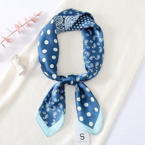 Cheap  good quality 70*70cm womens summer gauze printed scarfs viscose china necklace scarfs for women stylish