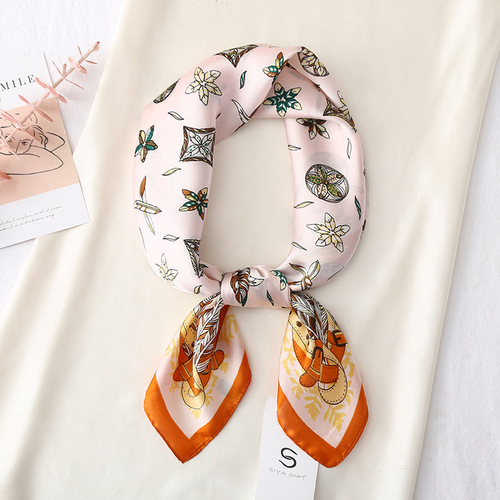 Cheap  good quality 70*70cm womens summer gauze printed scarfs viscose china necklace scarfs for women stylish