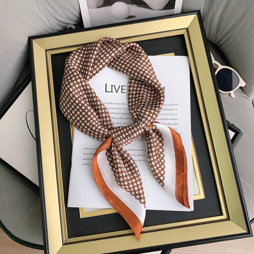 Cheap  good quality 70*70cm womens summer gauze printed scarfs viscose china necklace scarfs for women stylish