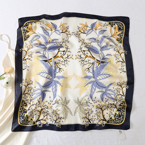 Cheap  good quality 70*70cm womens summer gauze printed scarfs viscose china necklace scarfs for women stylish
