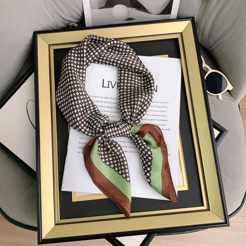 Cheap  good quality 70*70cm womens summer gauze printed scarfs viscose china necklace scarfs for women stylish