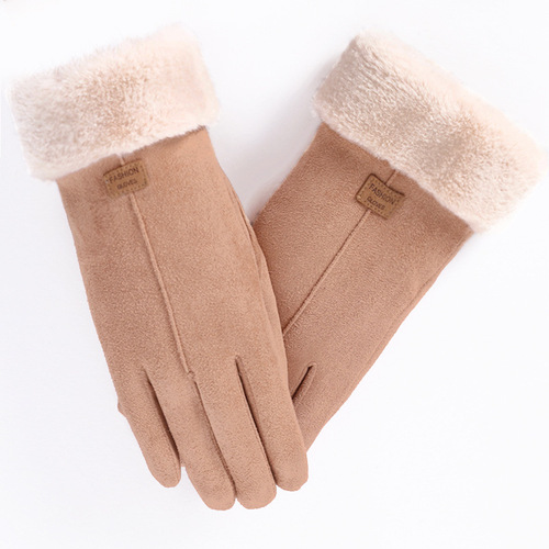 Women warm Full Finger gloves winter cycling Driving Windproof gloves touch screen gloves Mittens