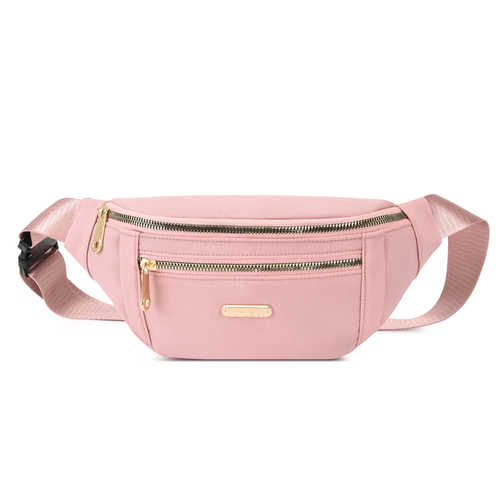 Fanny Pack New Multi-layer Embroidered Line Large Capacity Girls Cross-body Women's Chest Bags