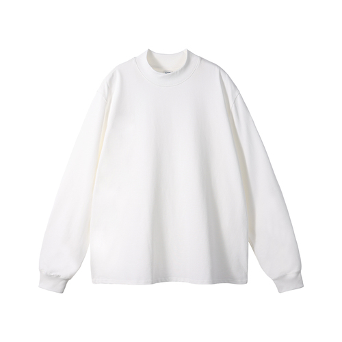  high quality 345g 100% cotton heavy weight casual mans long sleeve double line men sweater unisex hoodies sweatshirts