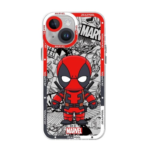 Anime Spiderman Design Laser Print Cartoon Mobile Phone Case For Iphone 15 Pro Max 14 13 12 11 Xs Xr Hard Back Cover