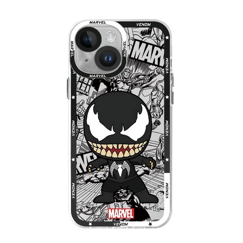 Anime Spiderman Design Laser Print Cartoon Mobile Phone Case For Iphone 15 Pro Max 14 13 12 11 Xs Xr Hard Back Cover