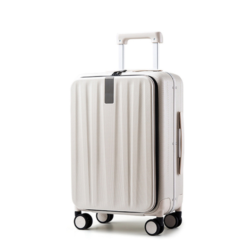 Compartment Suitcase with Front Lid for Easy Access Luggage