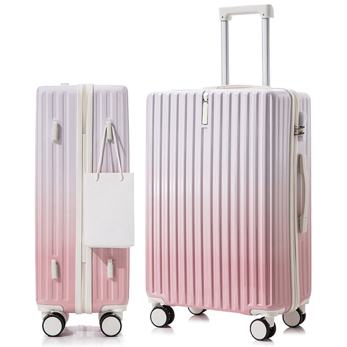 Pretty Pastel Compact Suitcase with Bag-hook Built In
