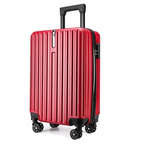 20-Inch Travel Trolley Luggage - ABS+PC, 4 Wheels, Spacious and Easy Travel