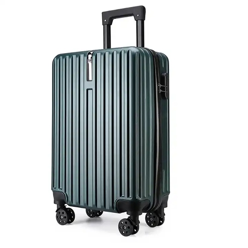 20-Inch Travel Trolley Luggage - ABS+PC, 4 Wheels, Spacious and Easy Travel