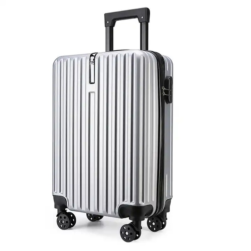 20-Inch Travel Trolley Luggage - ABS+PC, 4 Wheels, Spacious and Easy Travel
