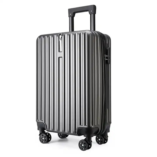 20-Inch Travel Trolley Luggage - ABS+PC, 4 Wheels, Spacious and Easy Travel